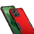 thumbnail image 4 of Military Grade Shockproof Hybrid Armor Case for Motorola Moto G Power 2025 - Red, 4 of 4