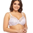 thumbnail image 2 of Minimizer Bras for Women Full Coverage Underwire Bras Plus Size Lifting Floral Lace Bra 36A, 2 of 4