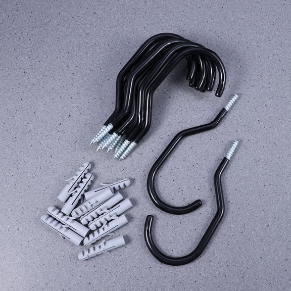 LEORX Garage Bike Racks Heavy Duty Plastic Bike Wall Storage for Cyclists in Ceiling 10 Pcs