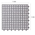 thumbnail image 4 of Drainage Interlocking Tiles, "xSoft PVC NonSlip Drain Tiles Vented Floor Tiles Shower Mat with Suction Cups for Bathroom Pool Kitchen Locker Room, 4 of 8
