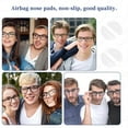 thumbnail image 5 of RUseeN Eyeglass Nose Pads, Soft Silicone Anti-Slip Adhesive Air Chamber Glasses Nose Pads, 3.5mm Heighten Nose Pads for Plastic Frames, 20 Pairs (Clear), 5 of 7