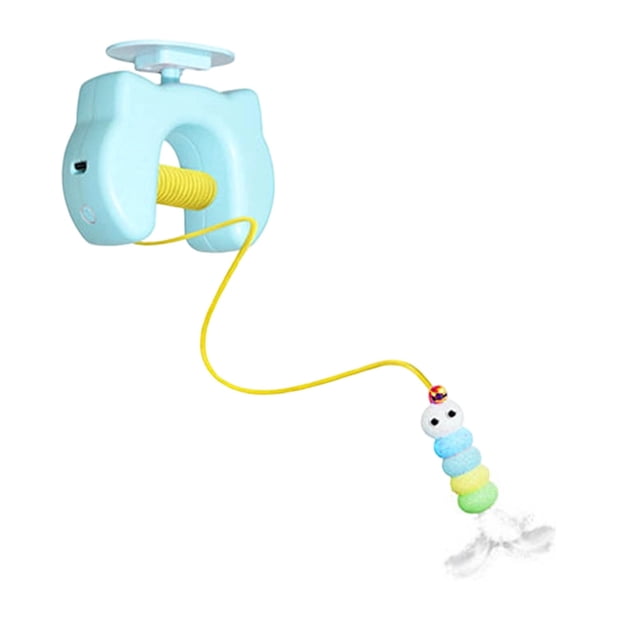 BotaniNest Automatic Cat Interactive Cat Game | Smart Exercise | For Exercise Fitness Enrichment Boredom Indoor Door Hanger Design Teaser Rechargeable 1pc