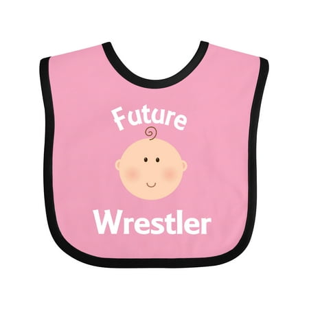 

Inktastic Wrestling Future Wrestler Boys or Girls Baby Bib