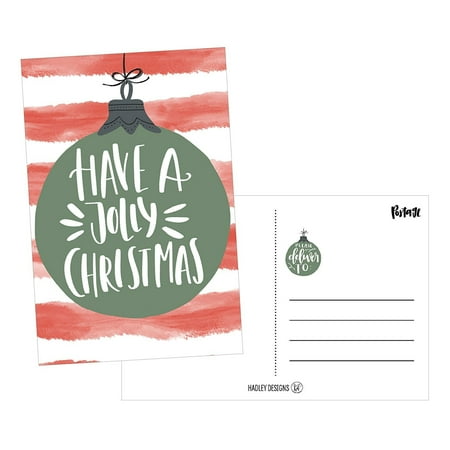 50 red green holiday greeting cards cute fancy blank winter