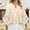 Beige 1, variant on FAHXNVB Women's Summer 3/4 Sleeve Tops Boho Floral Prinetd Blouses Dressy Casual Tunic Ruffle Sleeve V Neck Loose Fit T Shirts