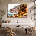 thumbnail image 3 of Póster de lienzo de playa rocosa, decoración de dormitorio, paisaje deportivo, decoración de oficina, regalo, estilo marco, 20 x 30 cm, 3 of 8