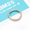 thumbnail image 3 of 14 Karat Gold Seamless Clicker Hoop Ring, 3 of 4