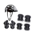thumbnail image 2 of Casco de bicicleta para niños, casco de ciclismo, casco de patinaje ligero que absorbe , casco de monopatín para adolescentes para patinaje Negro, 2 of 8