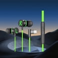thumbnail image 5 of Earbuds Comfortable Wrap around Headphones with Microphone Small Earbuds for Small Ears Wi P9 Earbuds Wrap around Headphones for Kids Metal Wired Type C Earphones In Ear Heavy Mobile Gaming, 5 of 5