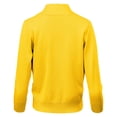 thumbnail image 4 of URBAN DAIZY Women's Classic 3/4 Sleeve Crop Bolero Cardigan Open Front Cropped Shrugs Knit Sweater A09_620 Yellow 1XL, 4 of 7