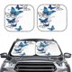 thumbnail image 2 of Fotbe Blue Flying Butterflies Juego de 2 Piezas de Parasoles para Parabrisas | Bloqueador Solar para Auto | Accesorios Plegables para Protección Solar Interior-Large, 2 of 6