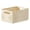 A002- B, variant on Plastic Storage Bin | Collapsible Storage Basket for Home Kitchen and Desk Organization, 11X4X3 in Cream Plastic Storage Container