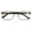 Bronze, variant on Men Premium Optical Frame Wide Large Head Reading Glasses Rectangular Metal - Clear Lens Reader DRM02 144MM +1.00