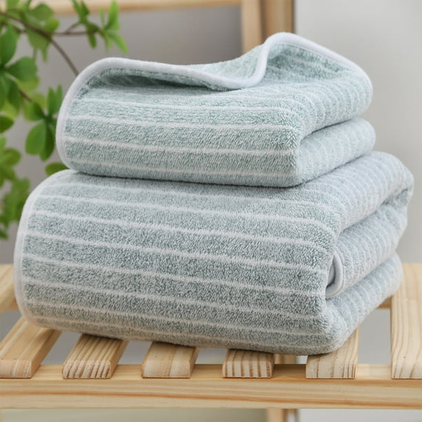 Juego De Dos Toallas: Toalla Facial Y Toalla De Bao, Microfibra, 76 X 152 Cm, Textura Suave, Secado Rpido, Para Ducha, Bao Y Uso Familiar, Paquete De 4, Blancas., Ukhbmc | Green