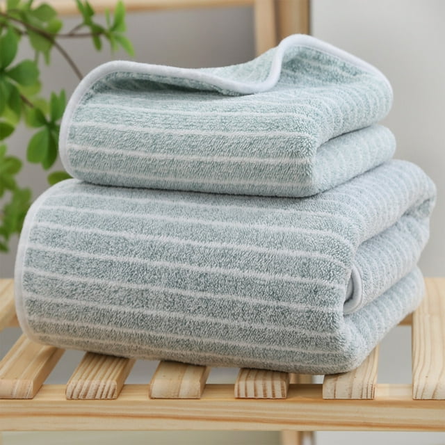 Corals Fleece Towel Set Towel And Bath Towel Two Piece Set Soft And Absorbent Household Face Towel And Bath Towel