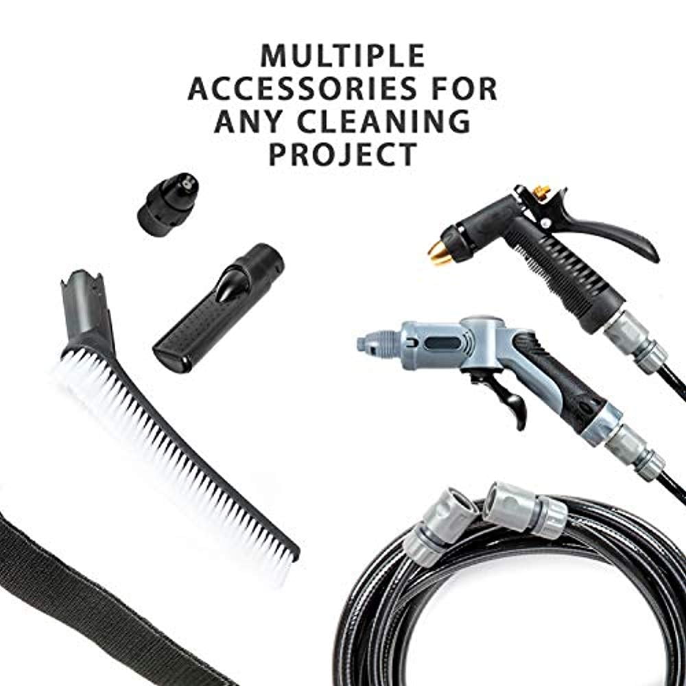 IVATION Portable Electric Pressure Washer with Water Tank & Rechargeable Battery