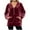 Wine, variant on FAIWAD Hoodies for Women Velour Long Sleeve Half Zip Hooded Pullover with Pockets Casual Loose Velvet Sweatshirt
