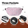 thumbnail image 4 of Naloa Seahorse and Starfish Print Running Belts for Men Women,Running Fanny Pack with 2-Zipper Pockets,Waterproof Waist Pack for Travel Hiking Running Outdoor Sports, 4 of 8