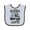 Blue and Chocolate, variant on Inktastic Alaska is Calling Adventure Nature Lover Graphic Boys or Girls Baby Bib
