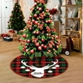 thumbnail image 6 of Fwttom 35.4 inches Christmas Tree Skirts, Holiday Elements Christmas Tree Decoration Skirts, Christmas Decorations Round Xmas Cover for Christmas Tree Winter Home Holiday, 6 of 6