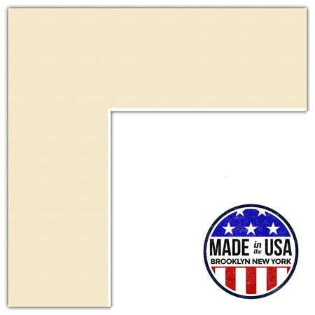 

ArtToFrames 12x24 Cream Custom Mat for Picture Frame with Opening for 8x20 Photos. Mat Only Frame Not Included (MAT-183)