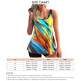 thumbnail image 5 of Traje de baño de 2 piezas con tirantes finos para mujer, traje de baño femenino con cuello redondo y cintura alta a la moda, traje de baño tipo 5 XXL, 5 of 5