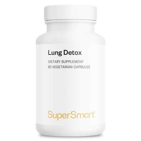 SuperSmart - Lung Detox - with Quercetin & Bromelain - Advanced Formula | Non-GMO & Gluten Free - 60 Vegetarian Capsules