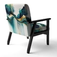 thumbnail image 5 of Designart "Geode Golden Multi Color" Upholstered Modern & Contemporary Accent Chair and Abstract Arm Chair - Multiple Color & Pattern, 5 of 7