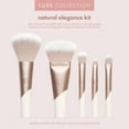 thumbnail image 4 of EcoTools Luxe Natural Makeup Brush Set, for Face, Cheek, and Eye Makeup, 5 Piece Set, 4 of 12