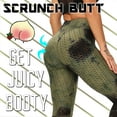 thumbnail image 3 of FITTOO Women Tie Dye Yoga Pants High Waist Ruched Butt Lift Texture Tiktok Leggings, 3 of 6