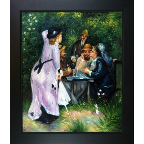 In The Garden with New Age Black Frame 20"X24"