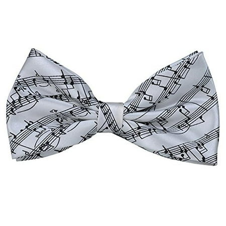 - PUNK Pre-tie Music Notes LS Bow tie Self-tie Style 6 Colors Birthday Gift Formal Fun Occasions