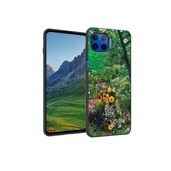 Floral-271 Phone Case, Degined for Moto G 5G Plus Case Men Women, Flexible Silicone Shockproof Case for Moto G 5G Plus