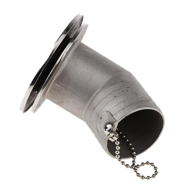 Relleno de cubierta de barco de acero inoxidable 316 pulido, tapa sin llave de 2 pulgadas, para barco, yate, 50 mm, hardware de cubierta de grado mari Residuos Macarena Relleno de relleno de cubierta de barco