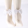 thumbnail image 5 of Babysbule Socks for Women Women Mesh Breathability Big Bow Net Socks Short Fishnet Thin Socks Stockings, 5 of 7