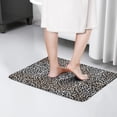 thumbnail image 4 of Black and Tan Leopard Print Flannel Non Slip Door Rugs,Washable Door Mats Indoor,Decorative Door Mats,Dirt-Resistant and Absorbent Doormat for Entrance,Bedroom,Kitchen,Bathroom,31.5x17in(80x43cm), 4 of 4