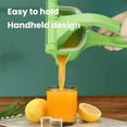 thumbnail image 7 of Manual Juice Squeezer, 2025 New Heavy Duty Juice Squeezer, Ergonomic Grip Press Handheld Juicer Squeezers, Efficient Extraction Citrus and Other Fruits, Easy to Use (2PC-Green), 7 of 7