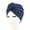 Navy, variant on BRDFRL Stretch Turban Hats for Women - African Knot Headwraps Soft Pre Tied Bonnet Hair wrap Pretied for Black Women
