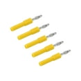 thumbnail image 4 of 5 Pcs Adaptateur de Prise Banane 4mm pour Haut-Parleur avec Forte Connectivité Conversion 4mm à 2mm pour Multimètres, 4 of 8