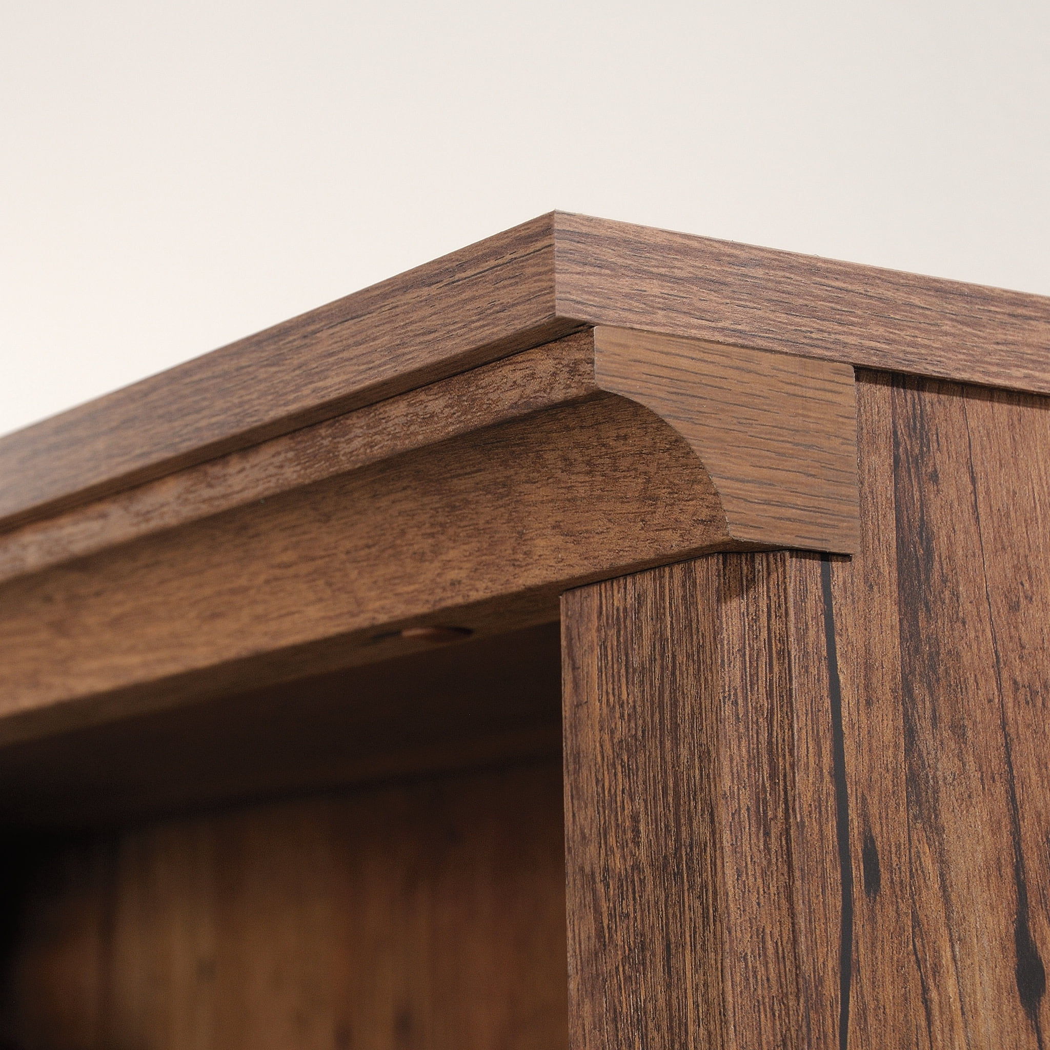 Sauder 5-Shelf Bookcase, Vintage Oak Finish