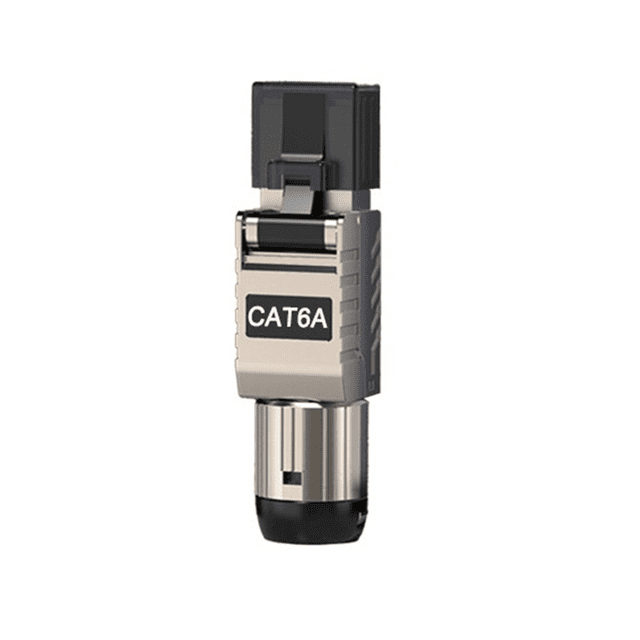1Pcs RJ45 Cat6A Ethernet Cable Connectors RJ45 Metal Tool Free Easy Termination Plug 2000MHz 40G LAN Cable 22AWG - 24AWG