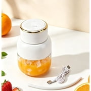Portable Blender – USB Rechargeable 800ml Juice Blender with 6 Blades, Mini Juicer Cup for Shakes and Smoothies, for Sports, Travel, Gym, Office (White)