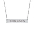 thumbnail image 4 of Anavia Personalized Bar Necklace, Coordinates Bar Necklace, Engrave Stainless Steel Name Necklace, Birthday Gift for Her, Christmas Gift for Girl Friend with Gift Box, 4 of 10