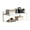 30 single layer whit, variant on Jesscasday Metal Desk Organiser Shelf Stackable Storage Stand Desktop Bookshelf for Office