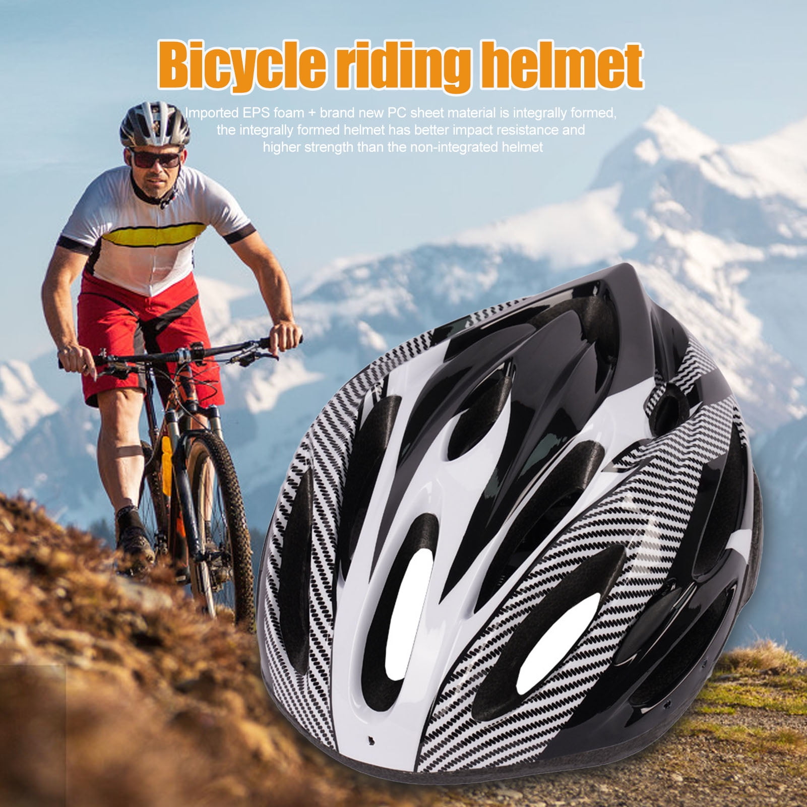 Bicycle Helmet Bike MTB Cycling Adult Adjustable Unisex Safety Outdoor Sports 