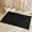 Black-2' X 3' (Rectangular), variant on Light Ppink Bathroom Rugs Waffle Bath Mat Non Slip Washable Quick Dry Cute Boho Farmhouse Decor 30"x20"