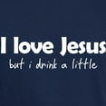 thumbnail image 3 of CafePress - I Love Jesus But I Drink A Little T Shirt - Men's Classic Graphic Cotton T-Shirt, 3 of 4