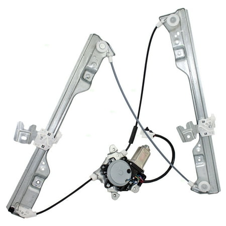 Body Front Door Regulator - Drivers Front Power Window Lift Regulator with Motor & 6 Pin Connector Replacement for Nissan 80731-8J000