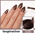 thumbnail image 4 of VOKY 6 Colors Metallic Glitter Gel Nail Polish Set, Fall Season Soak Off UV LED Shimmer Nail Gel Kit, 7.5ml Each, Long Lasting Sparkling Manicure for Salon & DIY Home Nail Art, 4 of 6