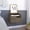 Dark Brown, variant on TUHOME Busan Floating Nightstand with Wall-Mounted Design, Single Storage Drawer